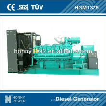1250KVA Googol 60Hz grupo gerador diesel, HGM1375, 1800RPM
